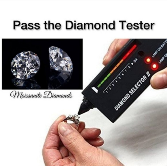 4 CARAT MOISSANITE STUD EARRINGS - Picture 6 of 10